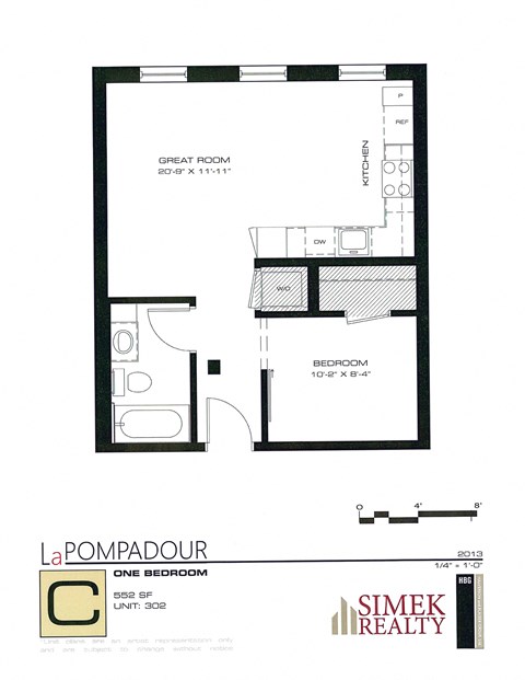 La Pompadour floorplan